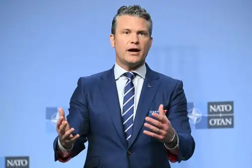 Secretario de Guerra de Estados Unidos, Pete Hegseth. Foto: AFP