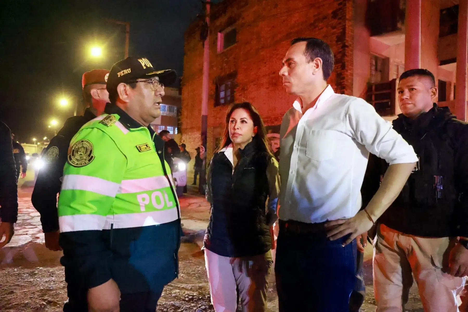 El presidente de la república, José Jerí Oré, lideró un operativo nocturno en el Callao en el marco del estado de emergencia decretado en Lima y el primer puerto para combatir la inseguridad ciudadana. Foto: ANDINA/ Prensa Presidencia