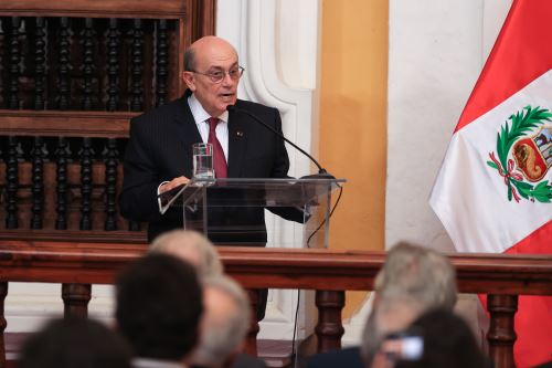 Presentación del nuevo ministro de Relaciones Exteriores, embajador Hugo De Zela