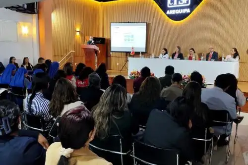 Arequipa fue sede de la Jornada Regional sobre Acogimiento Familiar, que tuvo como propósito sensibilizar y comprometer a autoridades, instituciones y ciudadanía en la promoción de entornos familiares que restituyan el derecho de la niñez a vivir en familia. Foto: MIMP