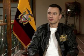 El presidente de Ecuador, Daniel Noboa, ofreció una entrevista a la cadena "CNN". Foto: CNN en Español