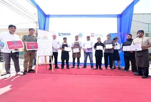 El concurso gastronómico “Maestros del Pulpo”, organizado por la Municipalidad de Piura, combinó innovación culinaria con un fcompromiso por el consumo responsable. ANDINA/Difusión
