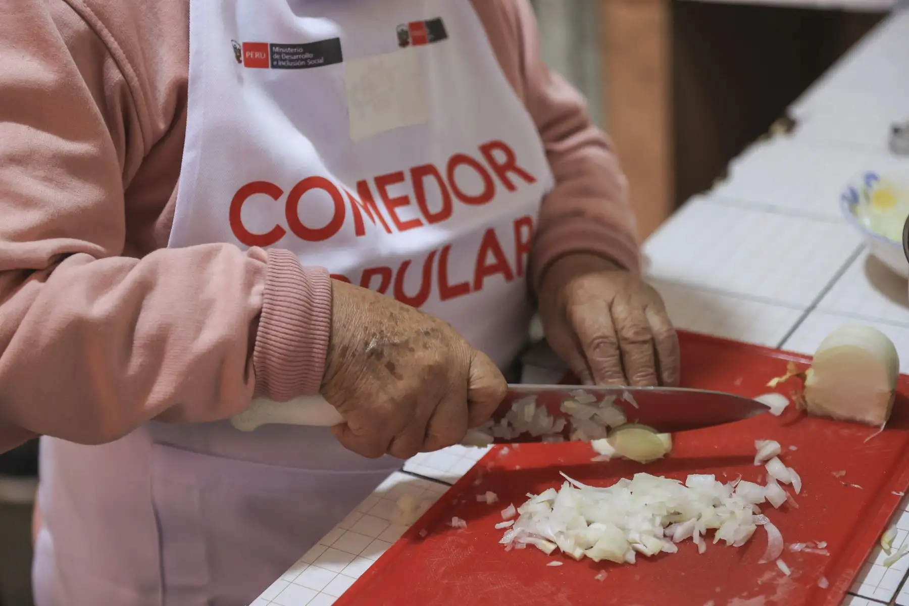 La ministra de Desarrollo e Inclusión Social, Lesly Shica, junto al titular del sector Interior, Vicente Tiburcio, llegaron al distrito de San Juan de Lurigancho para articular acciones y brindar seguridad a los comedores populares y ollas comunes, en atención al llamado de usuarias que han sido víctimas de robos en los últimos días, como el caso del comedor "Señor de Los Milagros". Foto: ANDINA/Jhonel Rodríguez Robles La ministra de Desarrollo e Inclusión Social, Lesly Shica, junto al titular del sector Interior, Vicente Tiburcio, llegaron al distrito de San Juan de Lurigancho para articular acciones y brindar seguridad a los comedores populares y ollas comunes, en atención al llamado de usuarias que han sido víctimas de robos en los últimos días, como el caso del comedor "Señor de Los Milagros". Foto: ANDINA/Jhonel Rodríguez Robles
