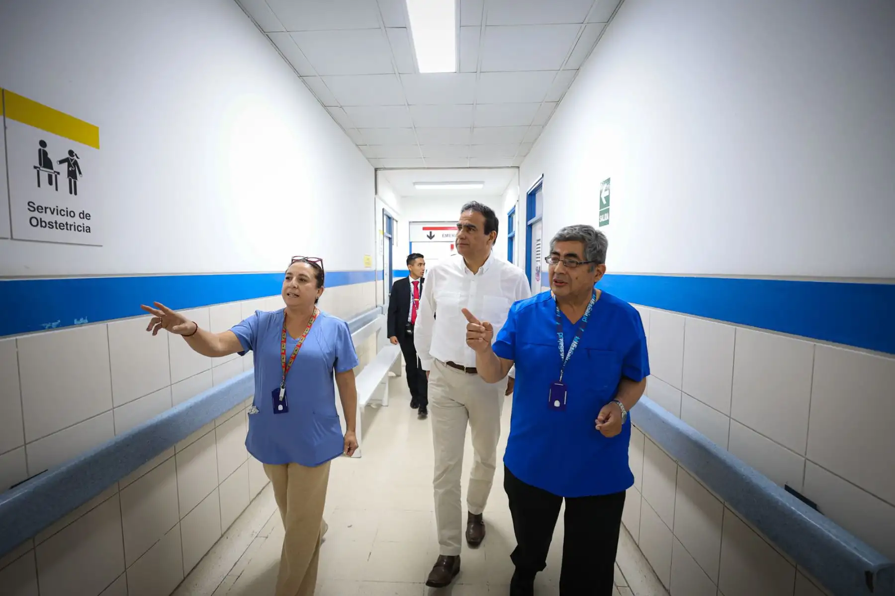 Ministro Óscar Fernández realizó visita de inspección al Hospital EsSalud Aurelio Díaz Ufano - San Juan de Lurigancho Ministro Óscar Fernández realizó visita de inspección al Hospital EsSalud Aurelio Díaz Ufano - San Juan de Lurigancho