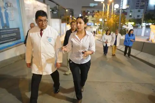 Ministra de Desarrollo e Inclusión Social realiza visita inopinada al hospital Rebagliati