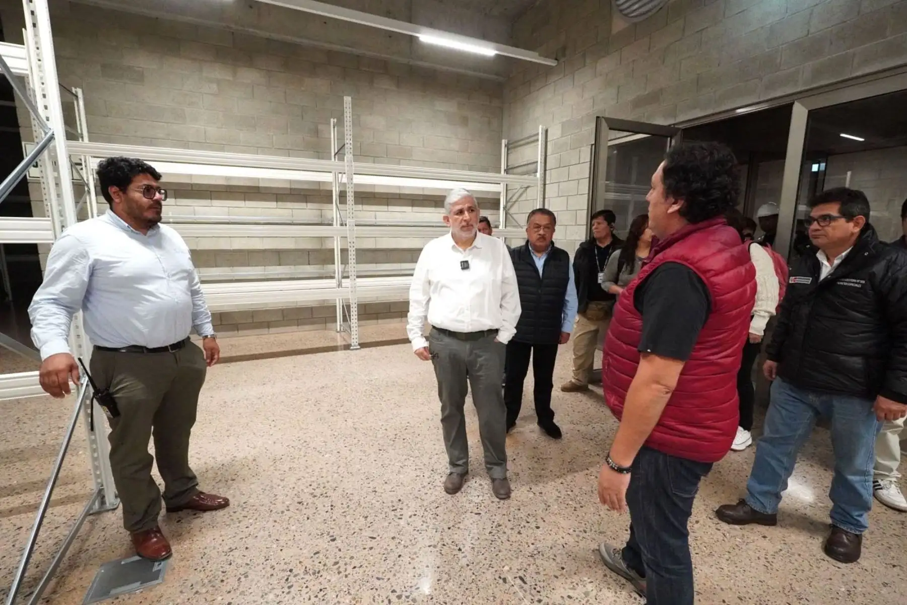 El ministro de Cultura, Alfredo Luna inspecciona el Museo Nacional del Perú (MUNA) para evaluar el estado de sus instalaciones y verificar las condiciones de los diferentes espacios que lo conforman.
Foto: Mincul El ministro de Cultura, Alfredo Luna inspecciona el Museo Nacional del Perú (MUNA) para evaluar el estado de sus instalaciones y verificar las condiciones de los diferentes espacios que lo conforman.
Foto: Mincul