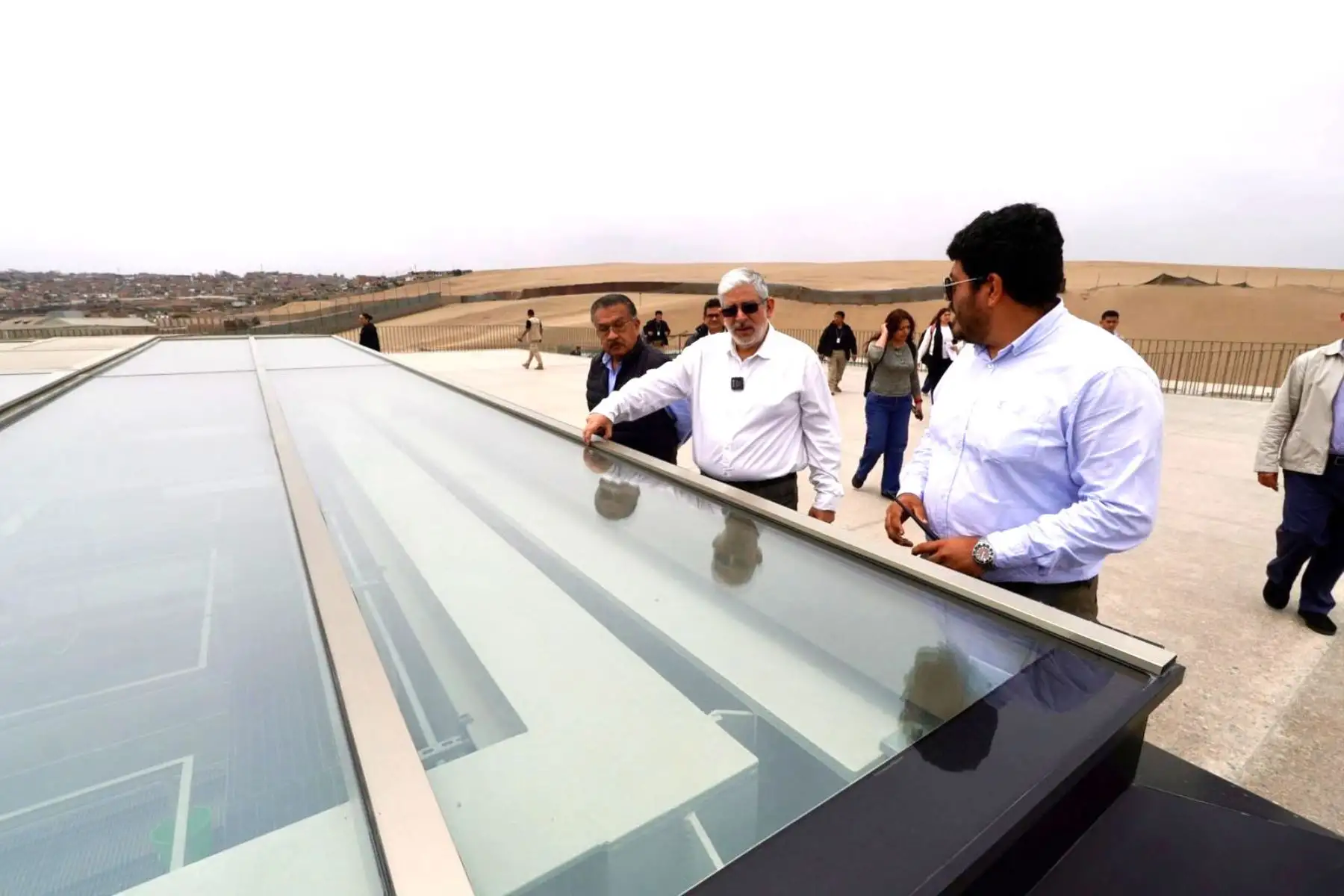 El ministro de Cultura, Alfredo Luna inspecciona el Museo Nacional del Perú (MUNA) para evaluar el estado de sus instalaciones y verificar las condiciones de los diferentes espacios que lo conforman.
Foto: Mincul El ministro de Cultura, Alfredo Luna inspecciona el Museo Nacional del Perú (MUNA) para evaluar el estado de sus instalaciones y verificar las condiciones de los diferentes espacios que lo conforman.
Foto: Mincul