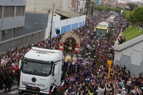 Señor de los Milagros: imagen llegará al Callao hoy domingo 26. Conoce la ruta