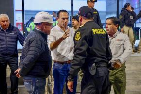 President of Peru, Jose Jeri, lead police operations against crime in many sectors of Lima and Callao. ANDINA/Prensa Presidencia