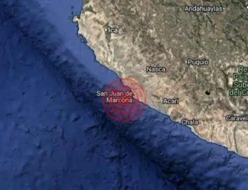 Un temblor de magnitud 4.1 se registró cerca de la medianoche del domingo 26 de octubre en la ciudad de Marcona, region Ica.