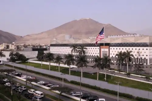 Sede de la Embajada de los Estados Unidos en Lima Foto: ANDINA/Difusión