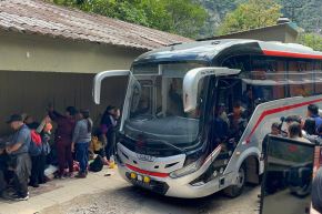 Mañana ingresarán dos buses más de la empresa San Antonio de Torontoy para operar en la carretera que conduce a la ciudadela inca de Machu Picchu. Foto: Cortesía Percy Hurtado