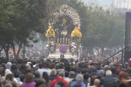 Señor de los Milagros: este martes 28 será su quinto recorrido procesional. Conoce su ruta. Foto: ANDINA/Vidal Tarqui