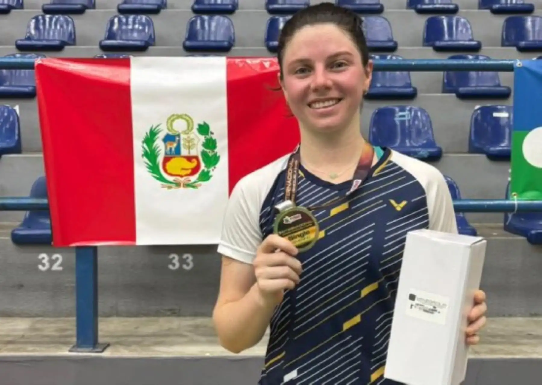 Inés Castillo crowned champion at the II Venezuela International 2025 Badminton Tournament