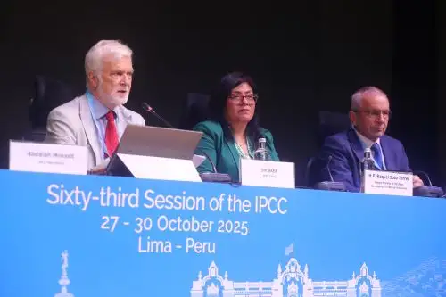 Viceministra de Desarrollo del Minam, Raquel Soto, en inauguración de encuentro. ANDINA/Difusión