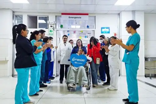 Abuelita de 83 años se recuperó de un infarto cerebral tras ser atendida a tiempo por los especialistas de EsSalud. Foto: ANDINA/Difusión