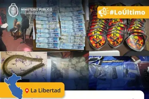 La organización criminal Los Letales del Norte-Nueva Generación generaba zozobra en de Trujillo, El Porvenir, Laredo y otras zonas. Foto: MP