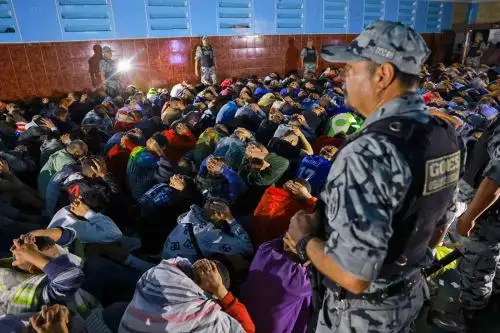 Inmates in a peruvian prison. ANDINA/Prensa Presidencia