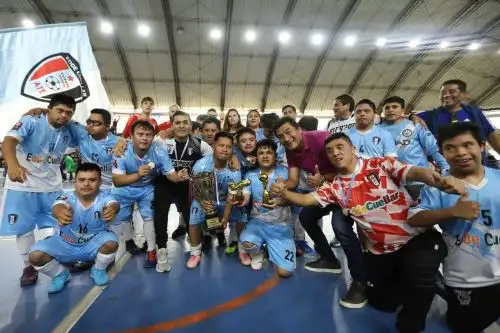 Edde Cuellar se proclamó campeón de la Liga Nacional de Futsal Down 2025 y clasificó a la Copa Sudamericana
