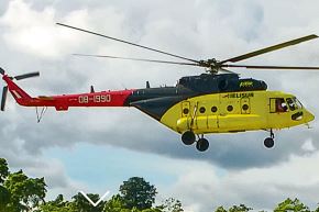 Foto referencial de helicóptero de la empresa Helicópteros del Sur S.A.