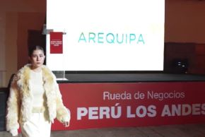 French designer Arthur Chanton presented a collection made of Alpaca fiber. Photo: Courtesy.