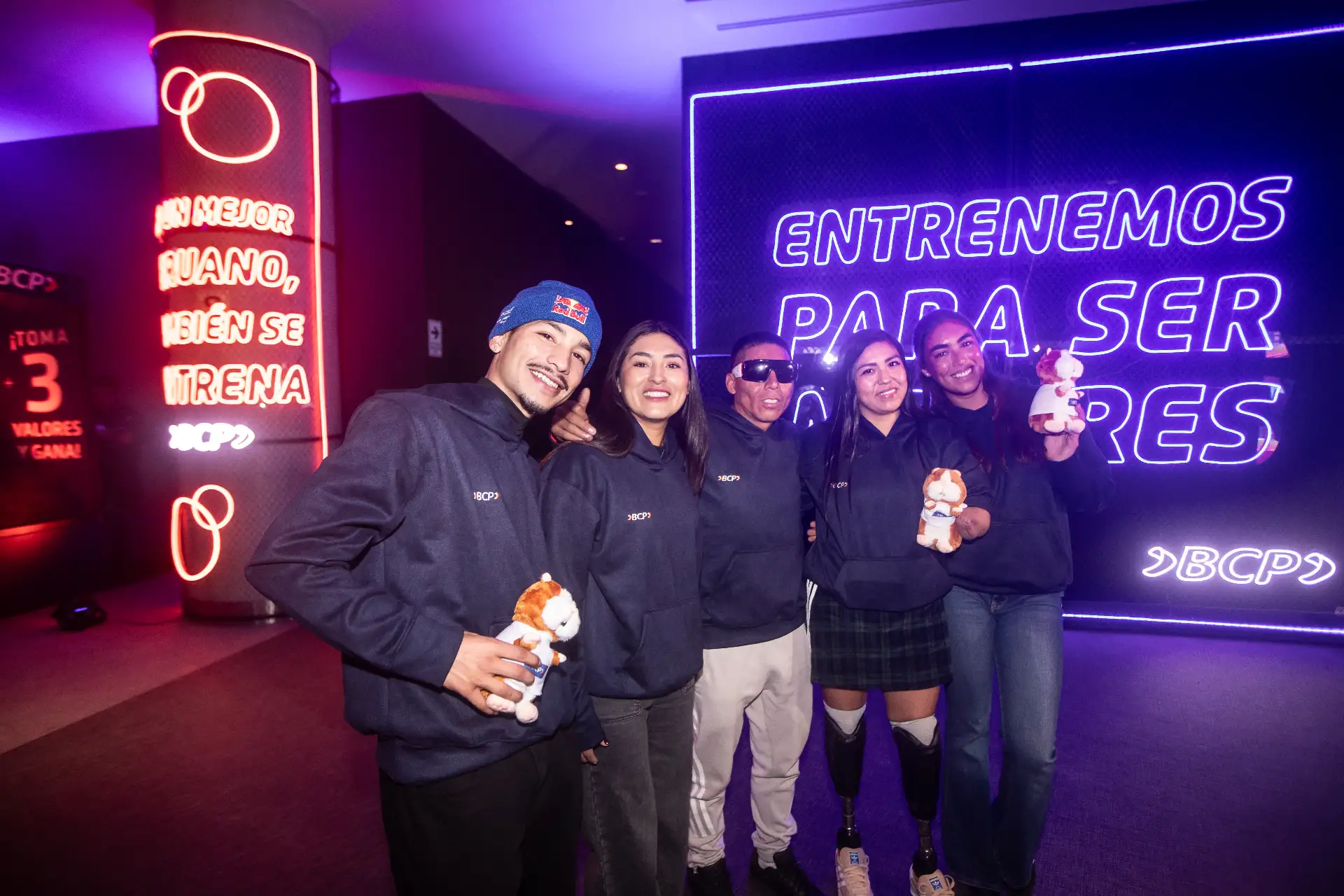 Evelyn Inga, Angelo Caro, Diego Elías, Sol Aguirre,  Rosbil Guillén, Dunia Felices y Thalia Valdivia fomentarán los valores deportivos