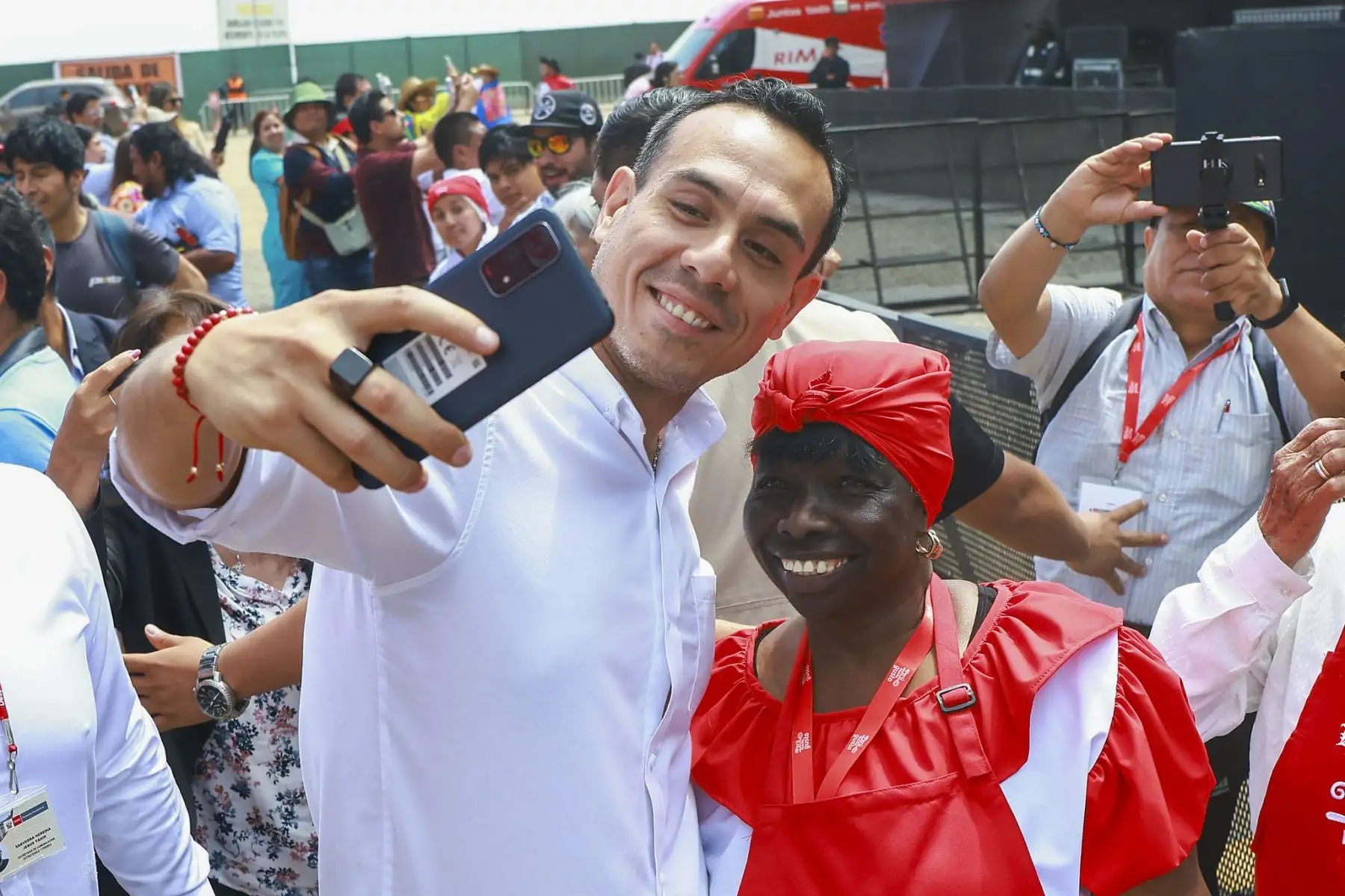 El presidente José Jerí Oré participa en la inauguración de la feria gastronómica Perú Mucho Gusto. Foto: ANDINA/Prensa Presidencia