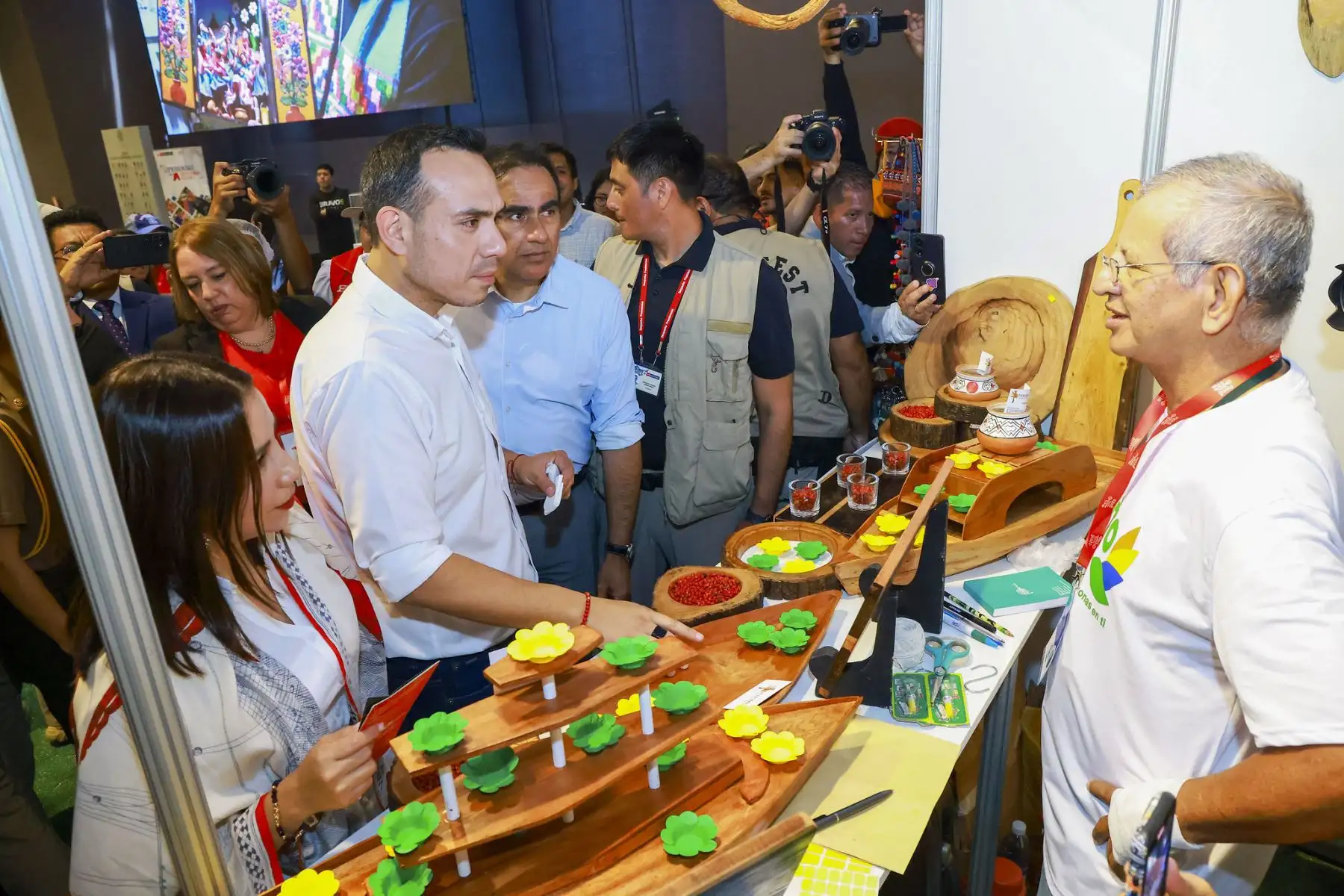 El presidente José Jerí Oré participa en la inauguración de la feria gastronómica Perú Mucho Gusto. Foto: ANDINA/Prensa Presidencia