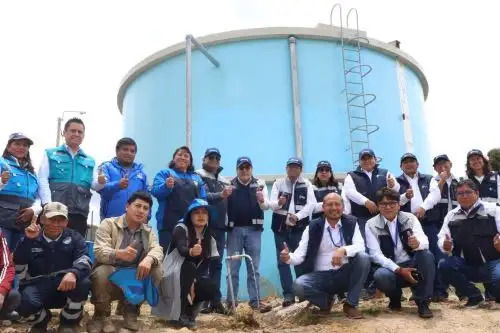 Los trabajos incluyeron mejoras en los sistemas de cloración, redes de agua y alcantarillado, gestión comercial y tecnológica, y elaboración del catastro técnico del distrito de Poroy. Foto: OTASS