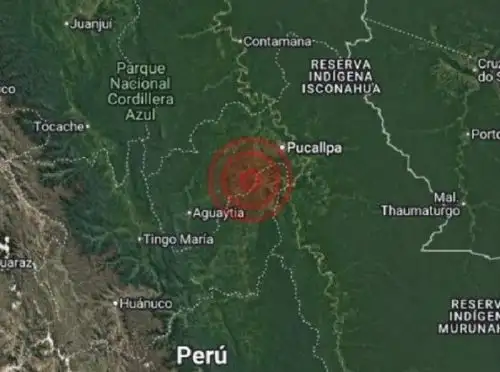 La región Ucayali fue remecida esta madrugada por un sismo de magnitud 4.3, informó el IGP.