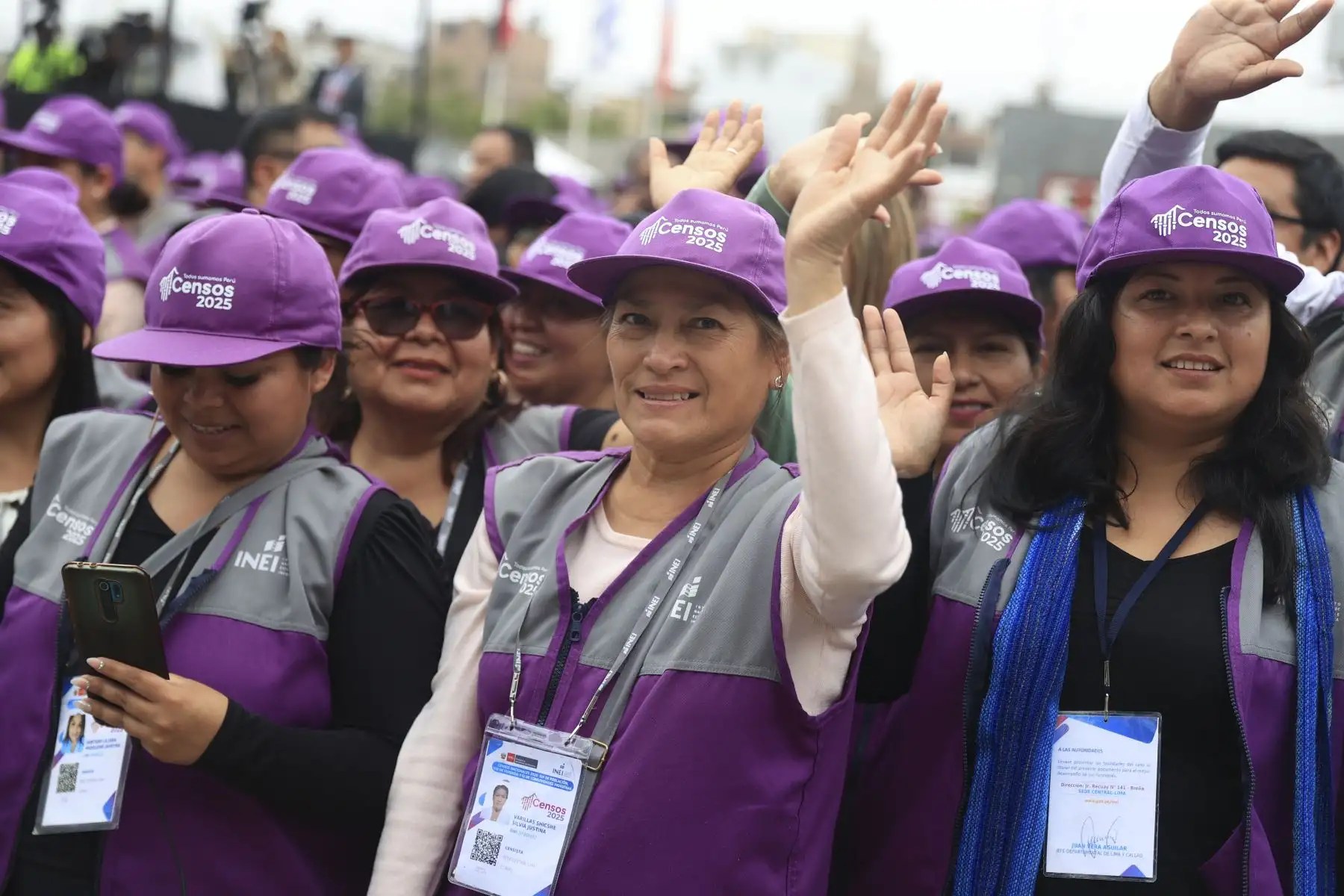 Ceremonia de clausura de los Censos Nacionales 2025, liderada por el jefe del INEI, Gaspar Morán, quien anunció el cierre del trabajo de campo oficial de los Censos Nacionales 2025: XIII de Población, VIII de Vivienda y IV de Comunidades Indígenas. Foto: ANDINA/Jhonel Rodríguez Robles Ceremonia de clausura de los Censos Nacionales 2025, liderada por el jefe del INEI, Gaspar Morán, quien anunció el cierre del trabajo de campo oficial de los Censos Nacionales 2025: XIII de Población, VIII de Vivienda y IV de Comunidades Indígenas. Foto: ANDINA/Jhonel Rodríguez Robles
