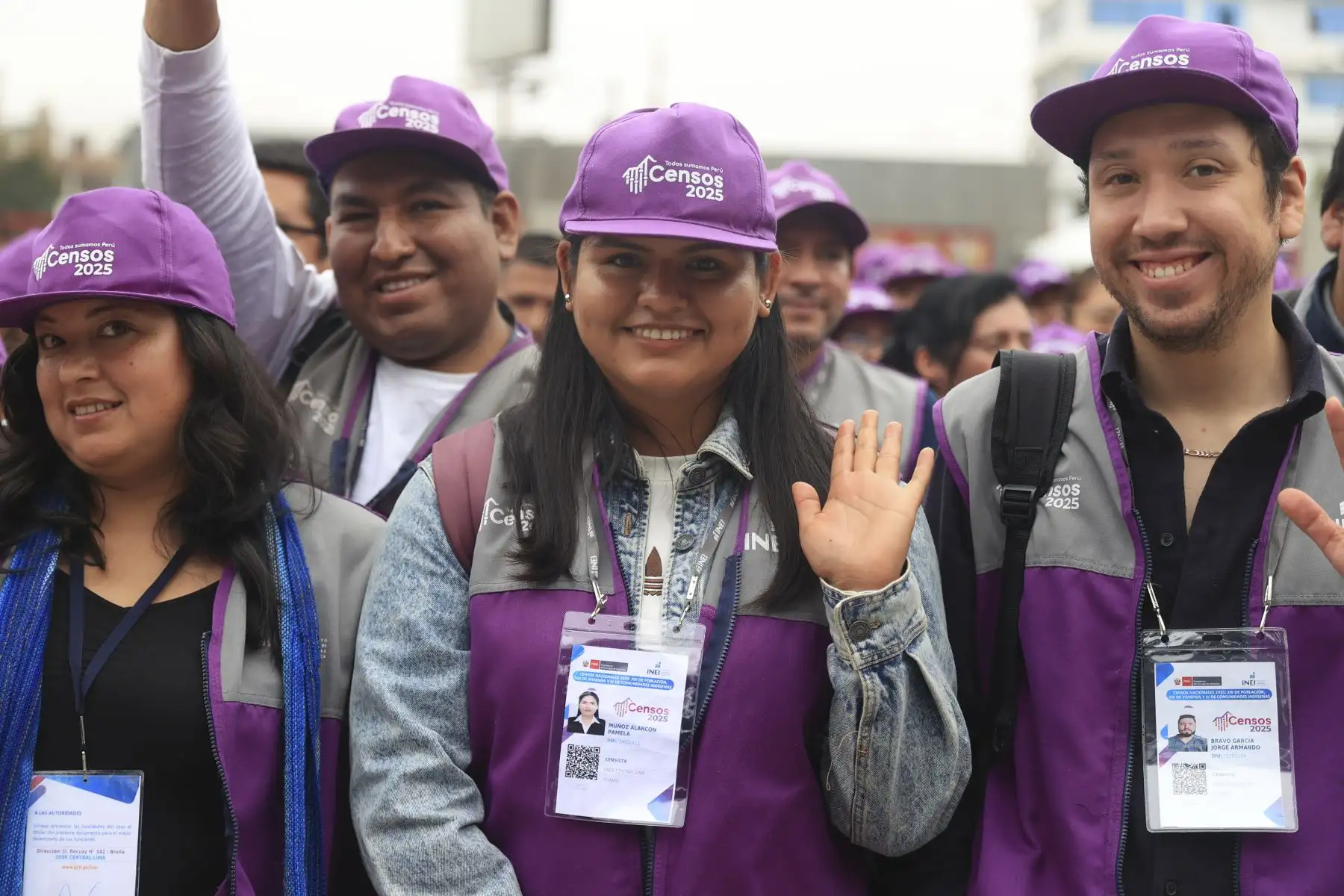 Ceremonia de clausura de los Censos Nacionales 2025, liderada por el jefe del INEI, Gaspar Morán, quien anunció el cierre del trabajo de campo oficial de los Censos Nacionales 2025: XIII de Población, VIII de Vivienda y IV de Comunidades Indígenas. Foto: ANDINA/Jhonel Rodríguez Robles Ceremonia de clausura de los Censos Nacionales 2025, liderada por el jefe del INEI, Gaspar Morán, quien anunció el cierre del trabajo de campo oficial de los Censos Nacionales 2025: XIII de Población, VIII de Vivienda y IV de Comunidades Indígenas. Foto: ANDINA/Jhonel Rodríguez Robles