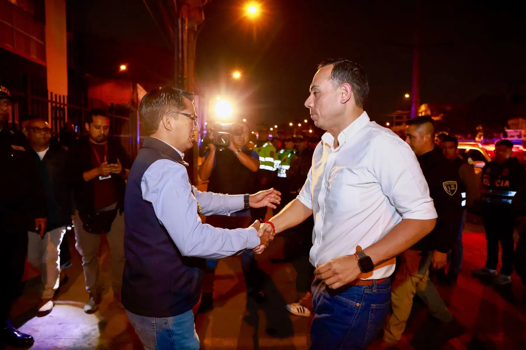 Presidente José Jerí lideró operativo en el distrito de San Martín de Porres.
Foto: ANDINA/Prensa Presidencia