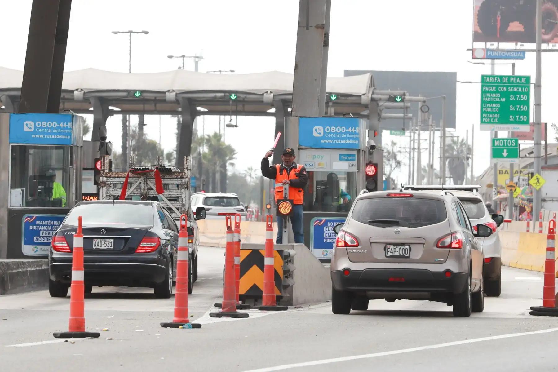 Rutas de Lima reanudará cobro de peajes en casetas de Villa y Punta Negra tras apelar sentencia judicial. 
Foto : ANDINA / Lino Chipana Obregón