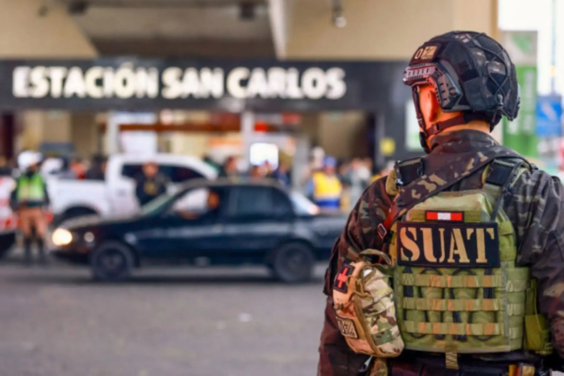 Presidente José Jerí supervisó operativo de seguridad en estaciones del Metro en San Juan de Lurigancho. Foto: ANDINA/Prensa Presidencia