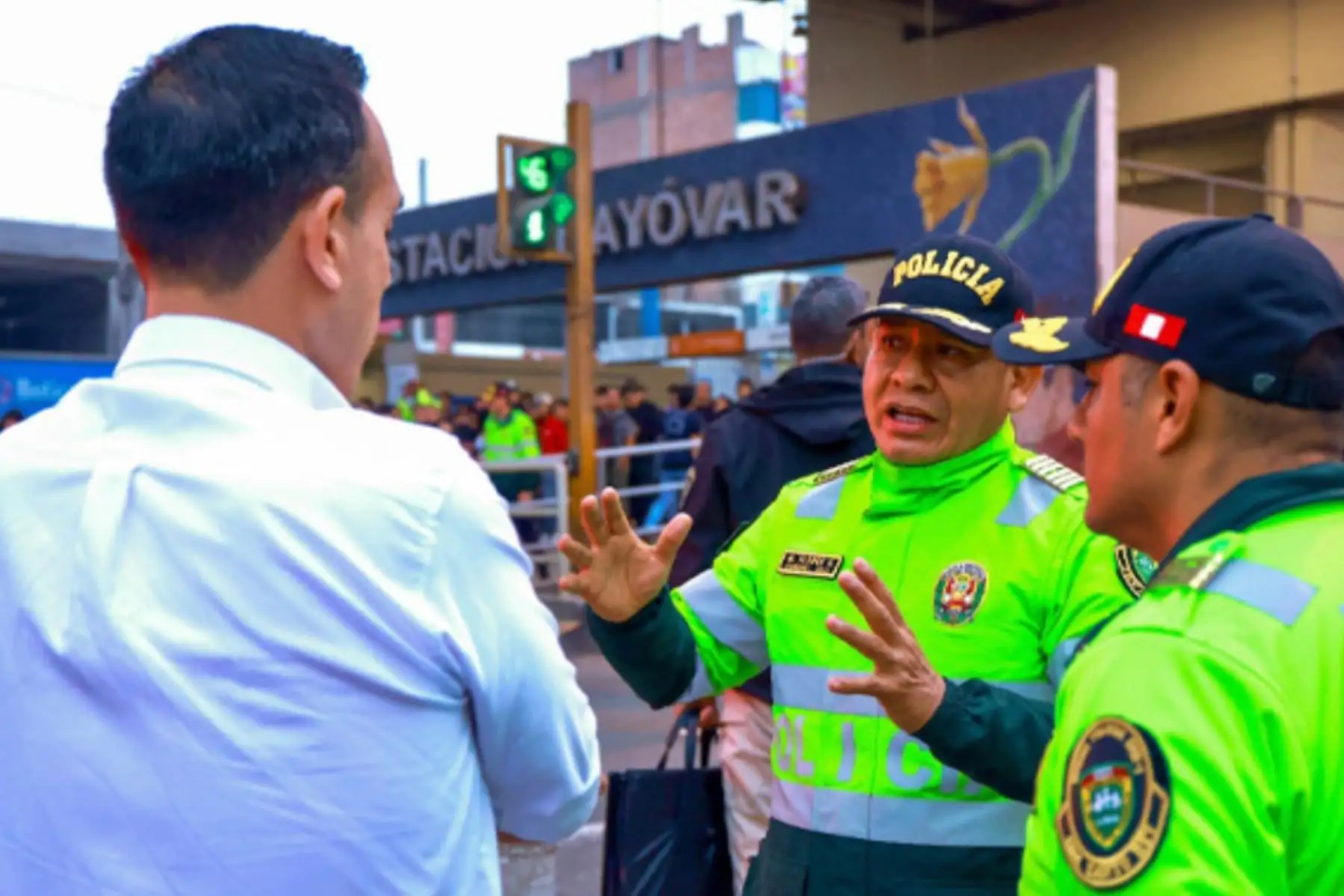 Presidente José Jerí supervisó operativo de seguridad en estaciones del Metro en San Juan de Lurigancho. Foto: ANDINA/Prensa Presidencia