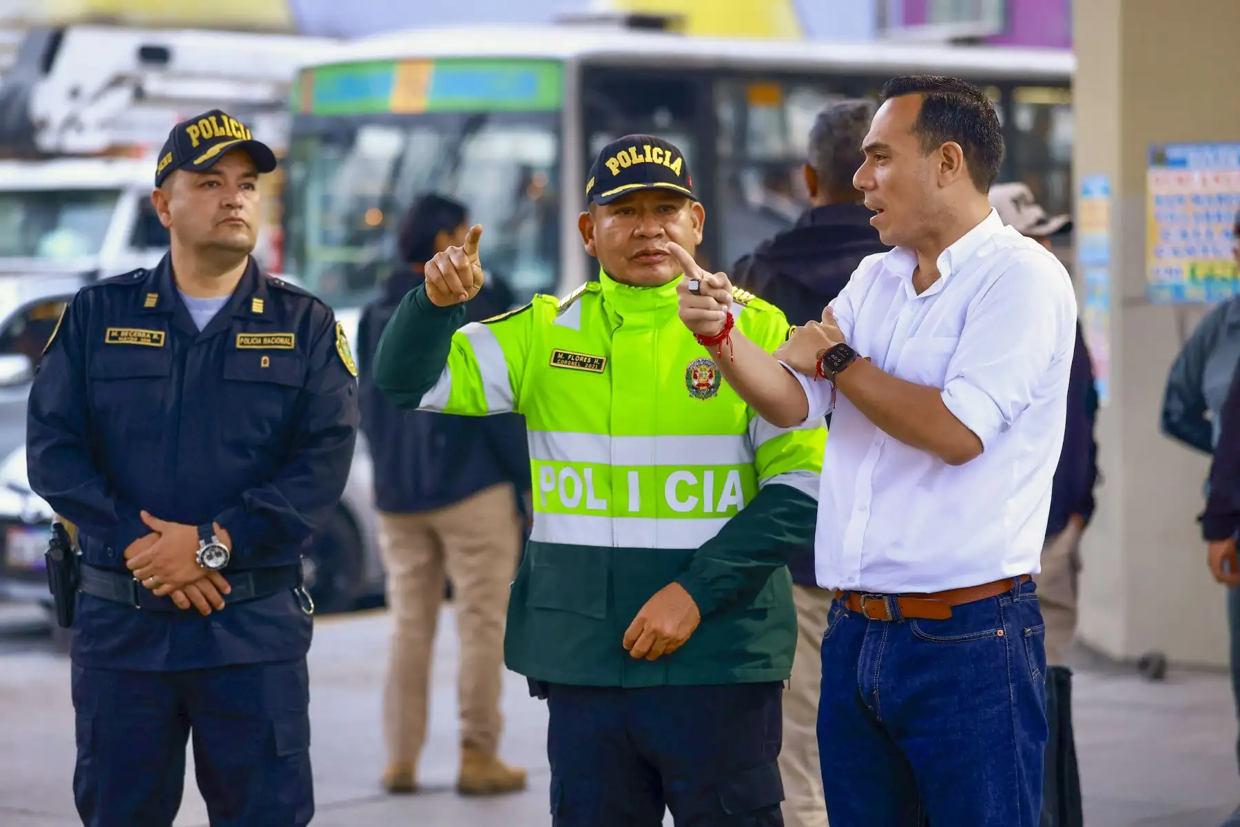 Presidente José Jerí supervisó operativo de seguridad en estaciones del Metro en San Juan de Lurigancho. Foto: ANDINA/Prensa Presidencia
