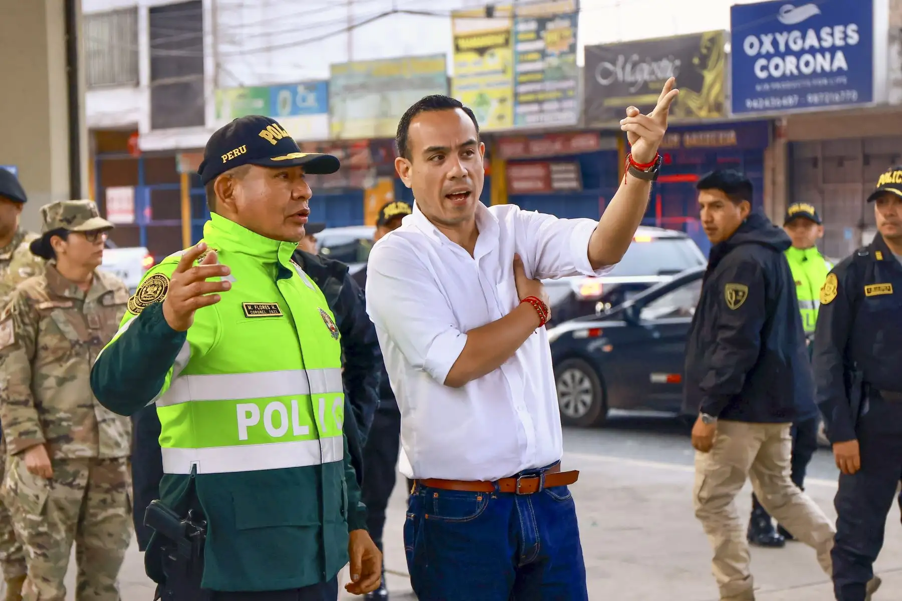 Presidente José Jerí supervisó operativo de seguridad en estaciones del Metro en San Juan de Lurigancho. Foto: ANDINA/Prensa Presidencia