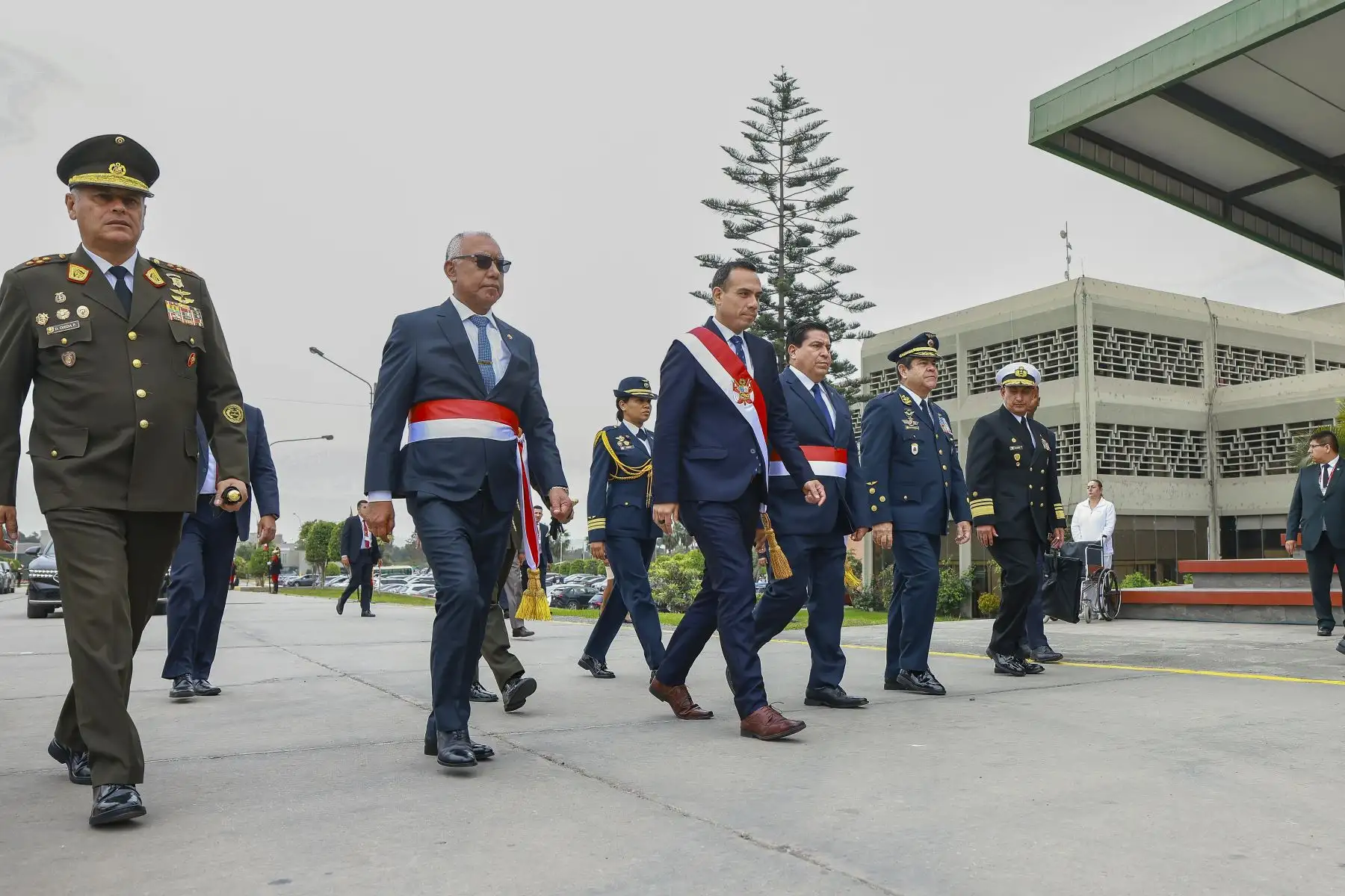 Reconocimiento al presidente José Jerí Oré, como Jefe Supremo de las Fuerzas Armadas y Policía Nacional del Perú. Foto: ANDINA/Prensa Presidencia