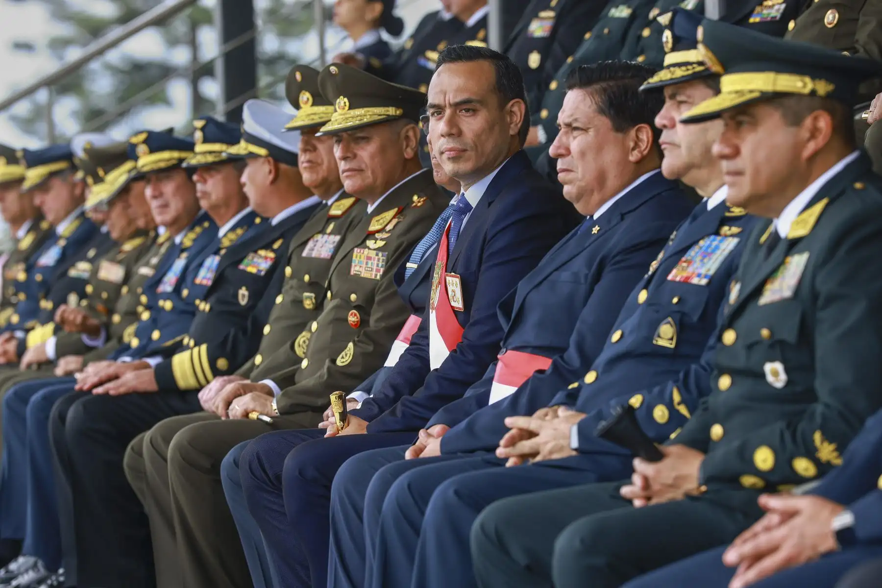 Reconocimiento al presidente José Jerí Oré, como Jefe Supremo de las Fuerzas Armadas y Policía Nacional del Perú. Foto: ANDINA/Prensa Presidencia