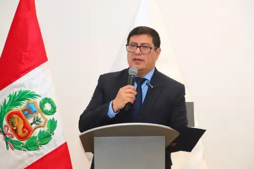 Ministro del Ambiente, Miguel Espichán, presentó la segunda edición del Anuario Estadístico del Sector Ambiente y destacó la importancia de la información oficial. ANDINA/Difusión