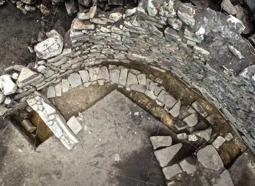 El hallazgo de ductos preshipánicos en el sitio arqueológico Ollape, ubicado en Amazonas, revelan un sistema ritual de manejo del agua y el avanzado conocimiento de ingeniería hidráulica de la cultura Chachapoya que se desarrolló entre los años 900 y 1470 d.C.. ANDINA/Difusión