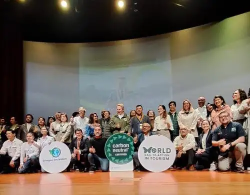 En una ceremonia especial celebrada esta mañana, el Santuario Histórico de Machu Picchu, recibió su tercera certificación como destino turistico carbono neutral. Foto: ANDINA/Fidel Gutiérrez