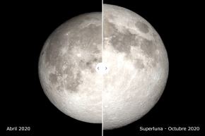 Las superlunas ocurren solo de tres a cuatro veces al año y siempre aparecen de forma consecutiva.  Foto: NASA