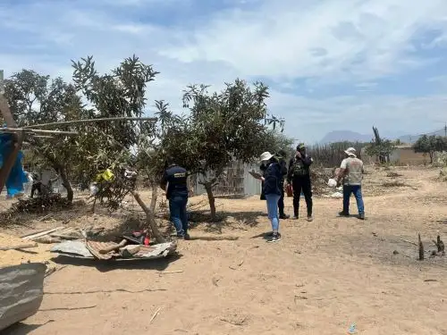 La Dirección de Cultura de Lambayeque y la Policía Nacional ejecutan un operativo de prevención en la zona arqueológica Cerros Caballo Blanco - El Toro. ANDINA/Difusión