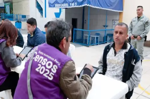 Censo 2025 empadronó a más de 100 mil reos a nivel nacional. Foto: ANDINA/Difusión