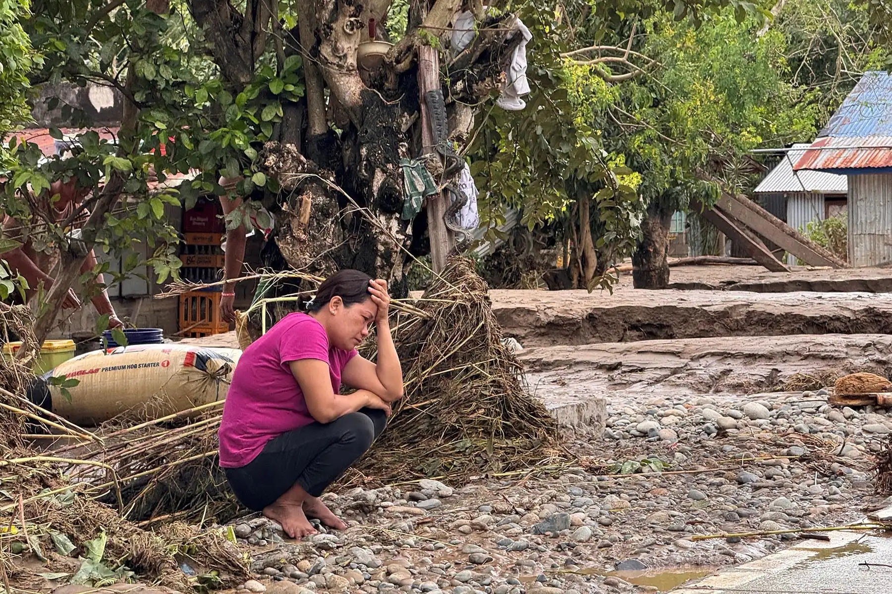 Filipinas registra una media de 20 tormentas tropicales y tifones al año, debido a su ubicación en el cinturón de tifones del Pacífico, siendo una de las naciones más vulnerables del mundo a los fenómenos meteorológicos extremos. Foto: AFP