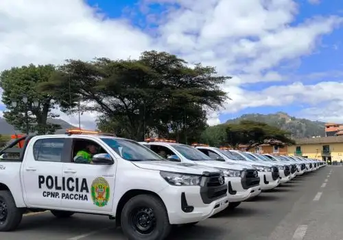 Gobierno Regional de Cajamarca entrega 131 patrulleros a Policía Nacional para reforzar la seguridad ciudadana en la región. ANDINA/Difusión