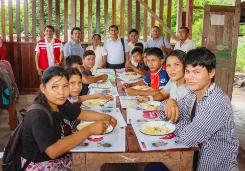 Más de 147,000 estudiantes de la región Huánuco se benefician con el servicio de alimentación escolar que brinda el programa Wasi Mikuna del Midis. ANDINA/Difusión