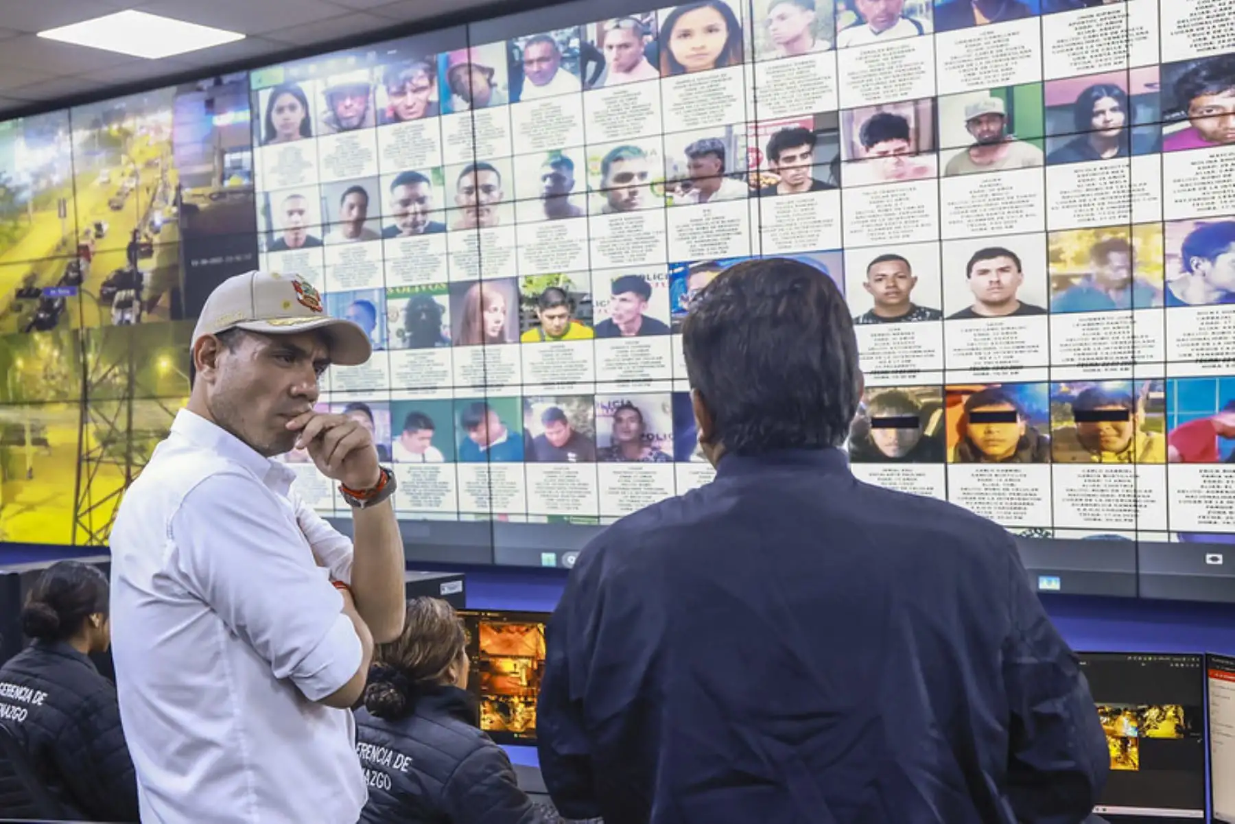 Presidente José Jerí supervisa operativo en Los Olivos y visita a la central de videovigilancia. Foto: ANDINA/ Prensa Presidencia